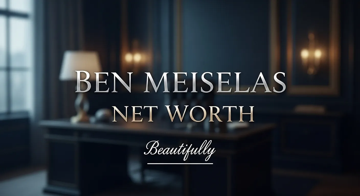 Ben Meiselas Net Worth displayed in elegant luxury office interior with modern furniture and window views.