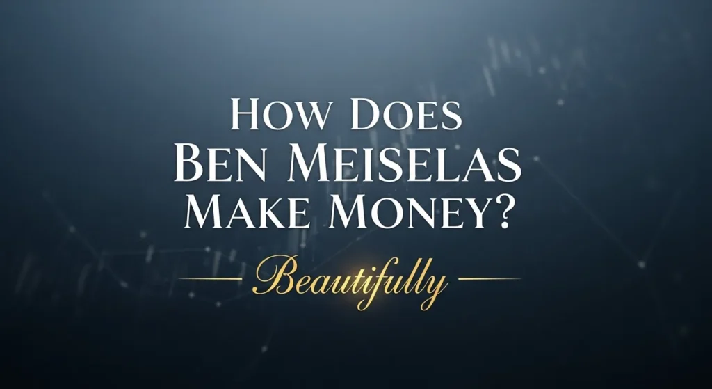 How Does Ben Meiselas Make Money? Ben Meiselas Net Worth source visualization on an elegant dark background.